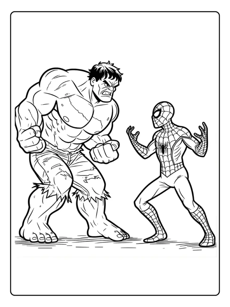 Coloriage Marvel Avengers
