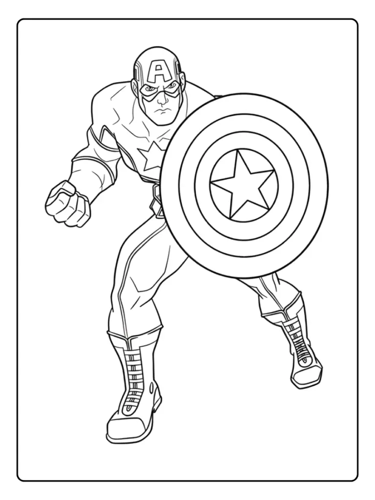 Coloriage Marvel Avengers