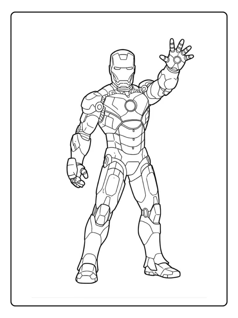 Coloriage Marvel Avengers