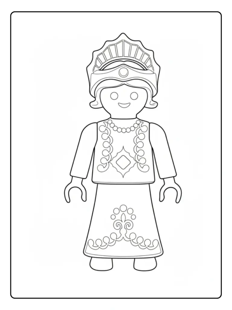 Coloriage Playmobil Princesse