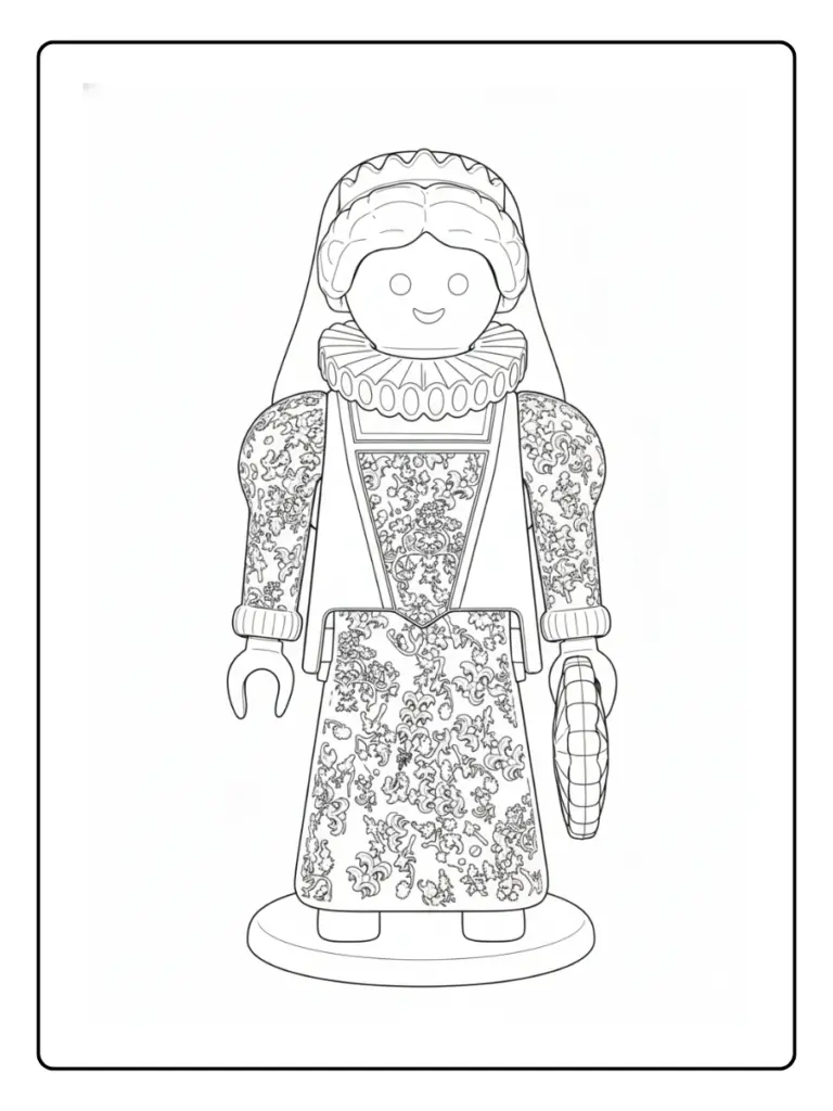 Coloriage Playmobil Princesse