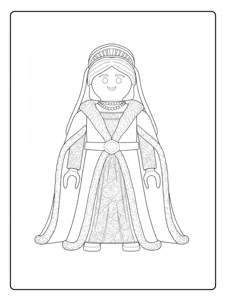 Coloriage Playmobil Princesse