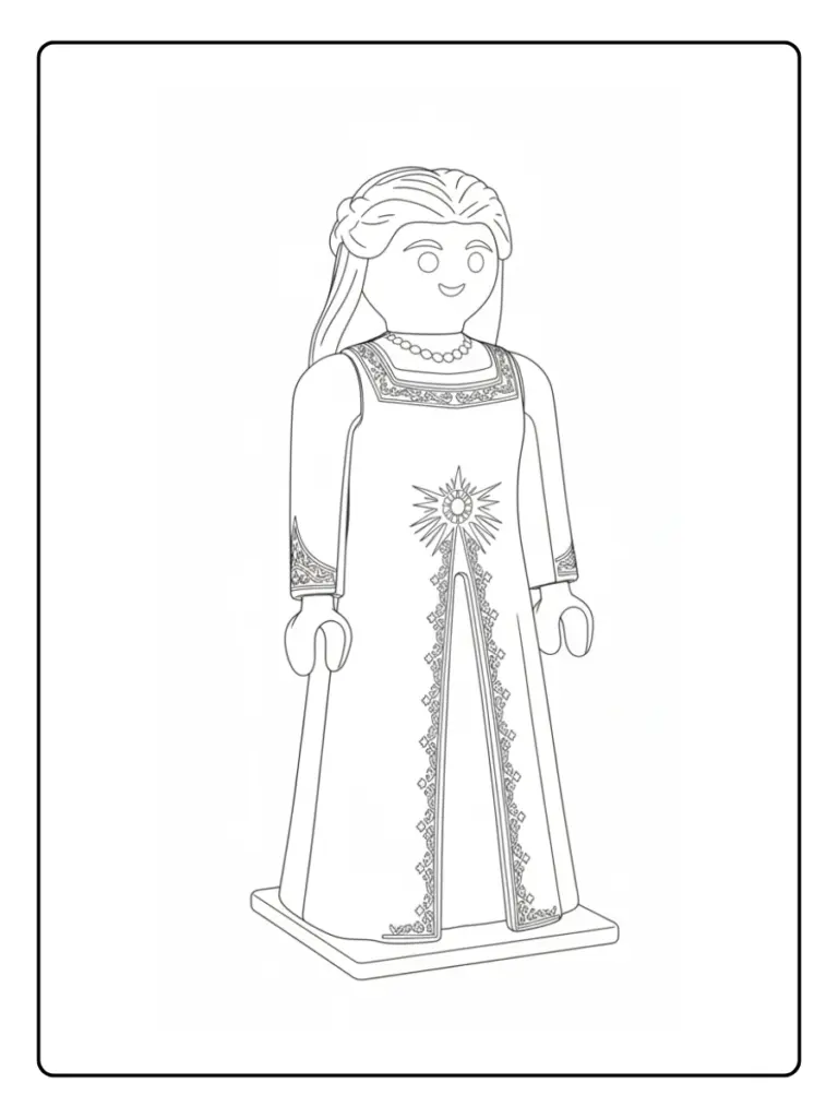 Coloriage Playmobil Princesse