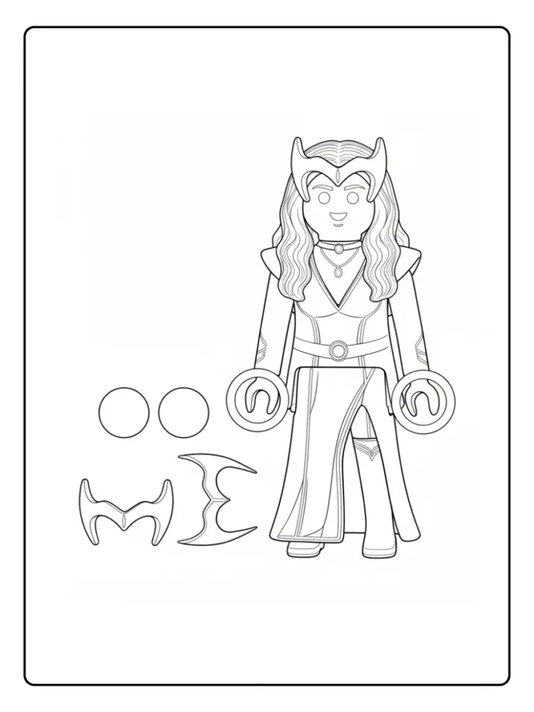 Coloriage Playmobil Princesse