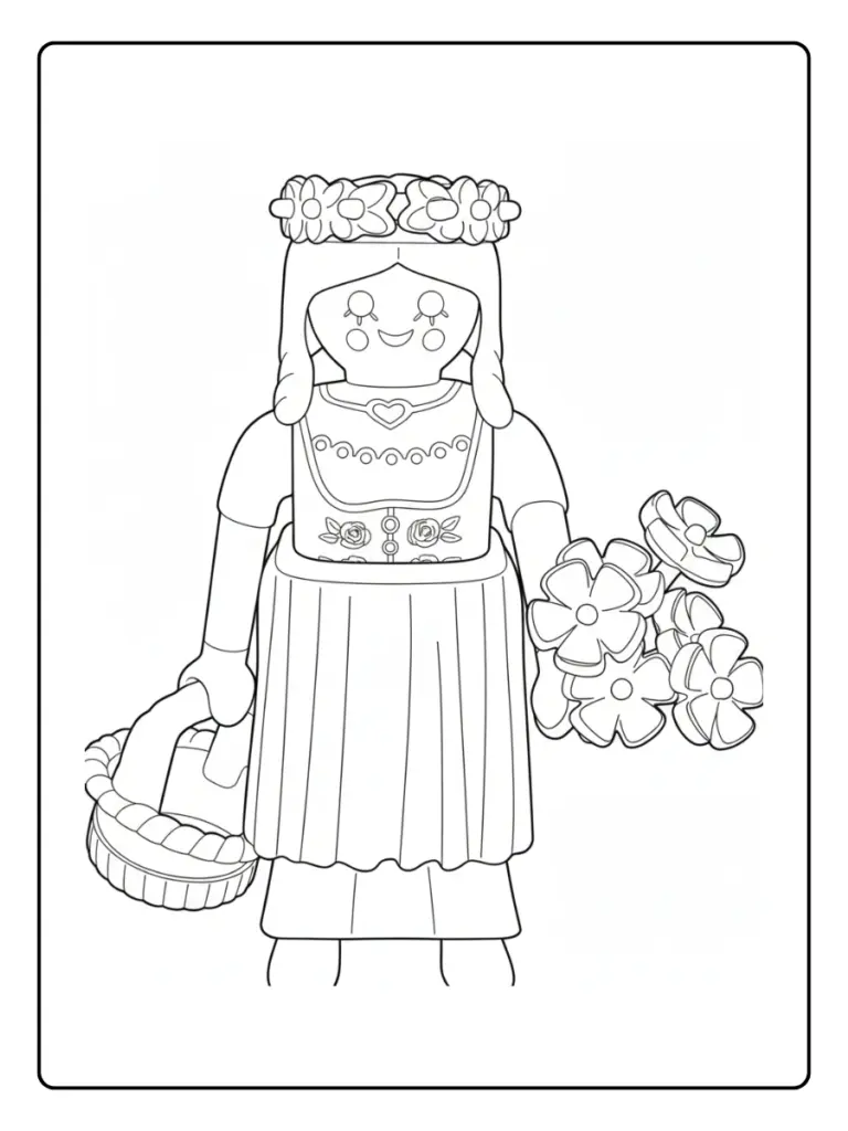 Coloriage Playmobil Princesse