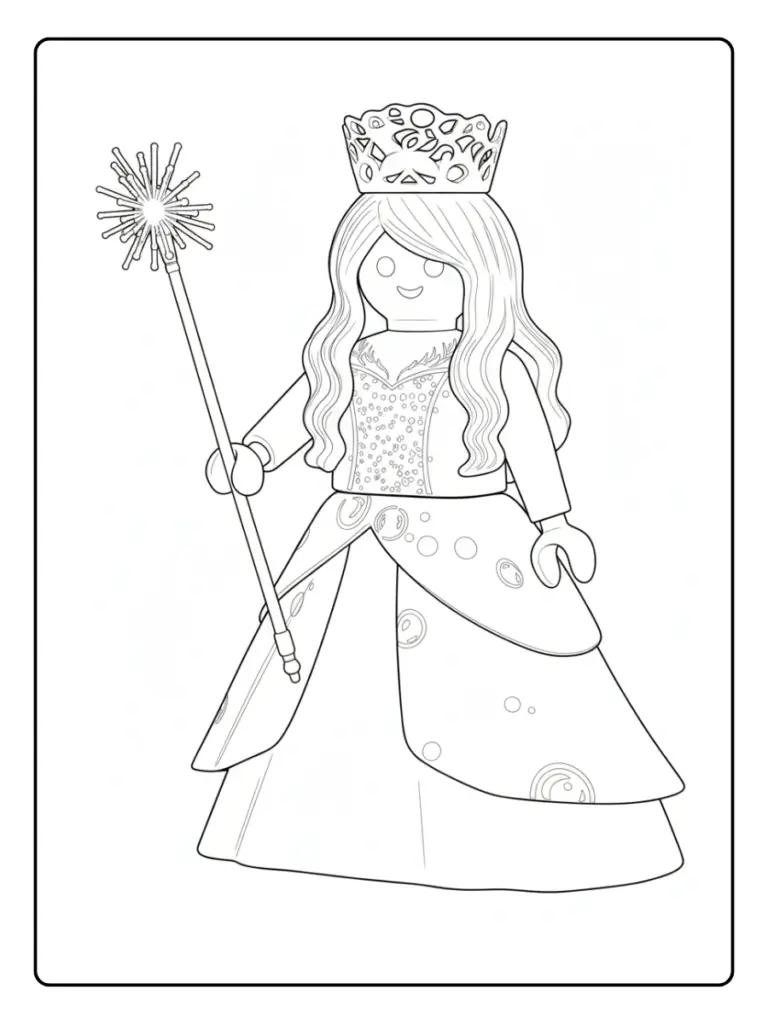 Coloriage Playmobil Princesse