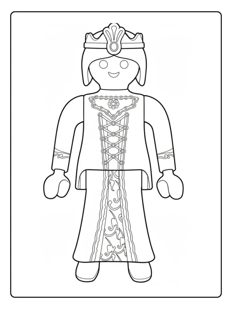 Coloriage Playmobil Princesse