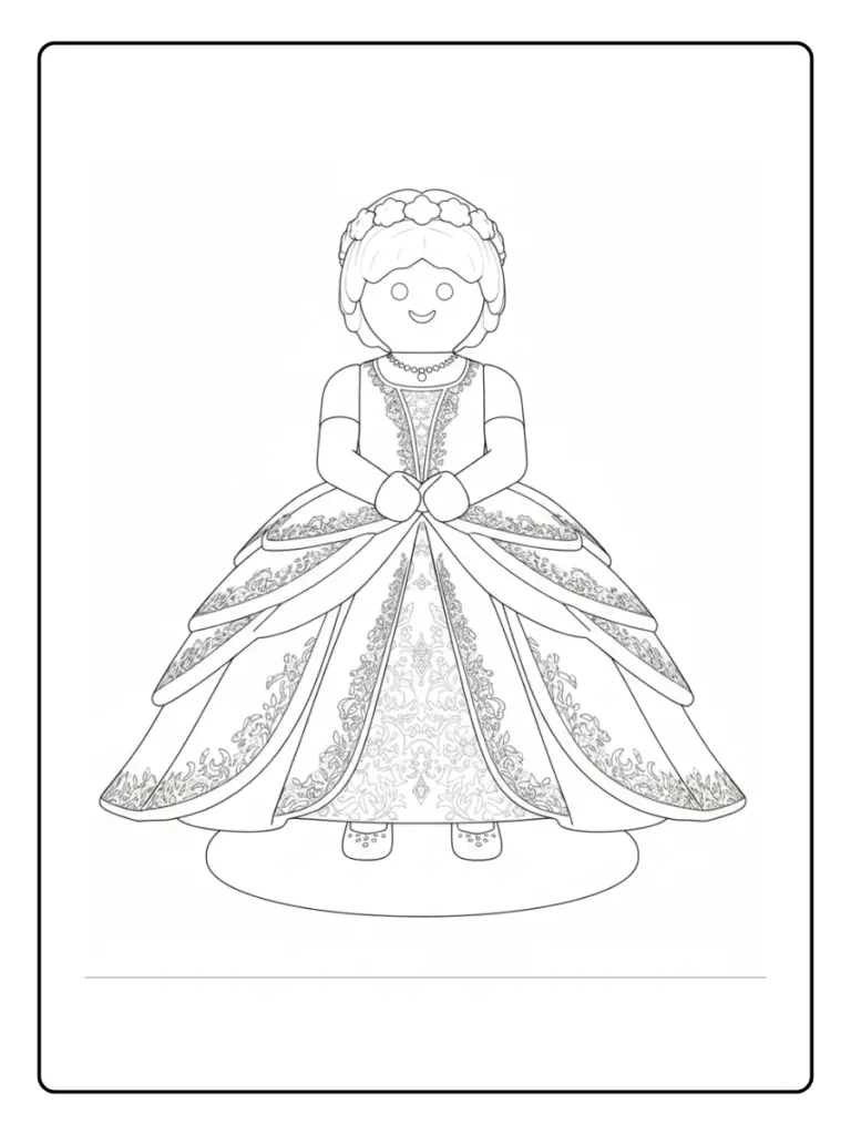Coloriage Playmobil Princesse