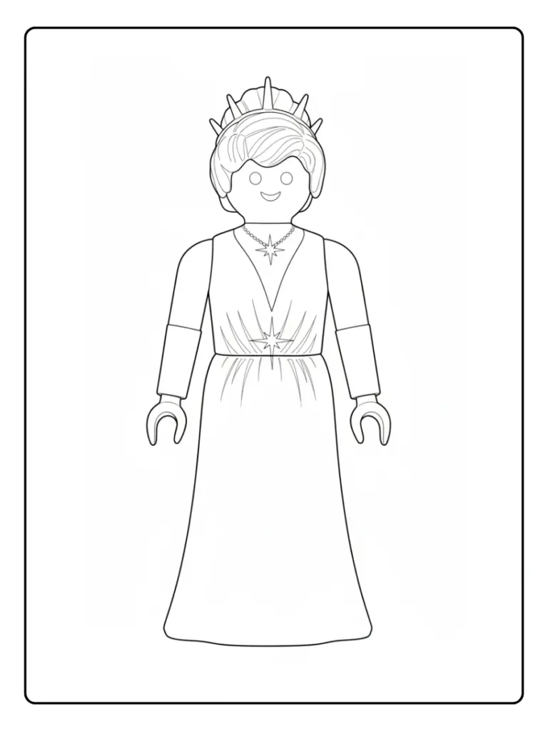 Coloriage Playmobil Princesse
