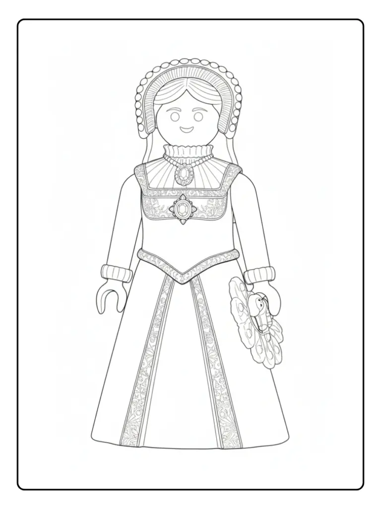 Coloriage Playmobil Princesse