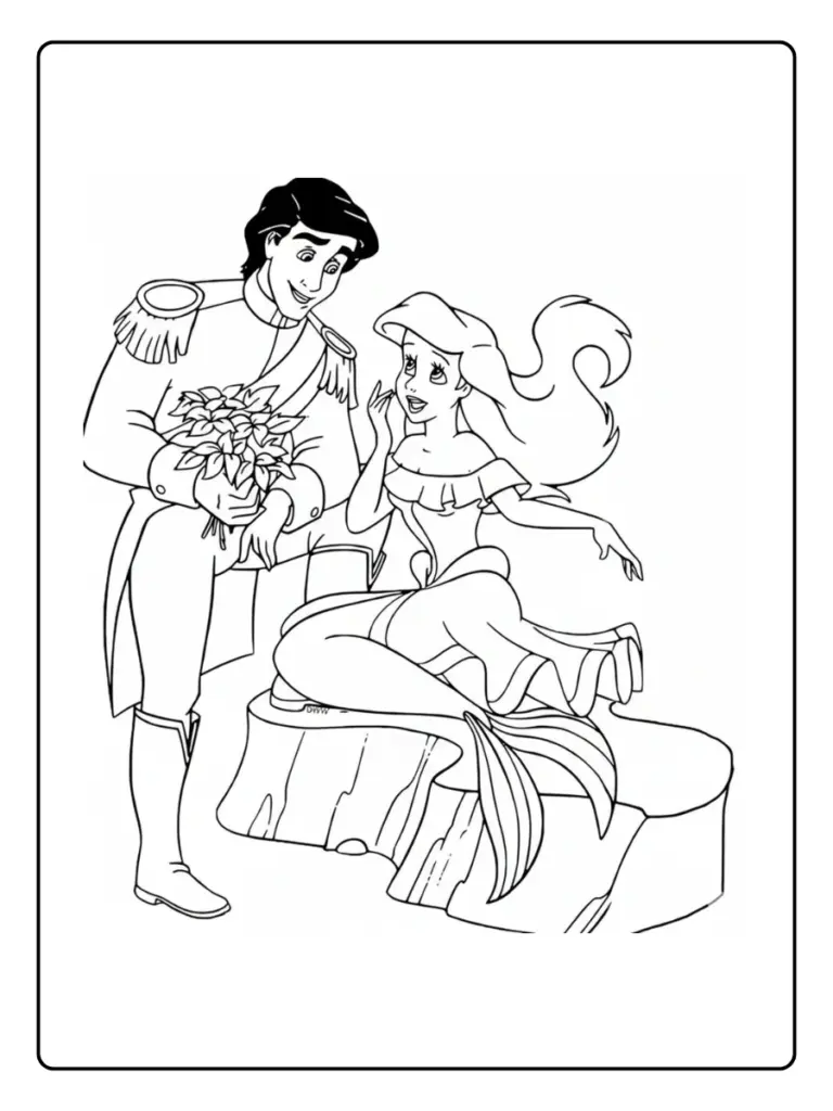 Coloriage Prince Et Princesse