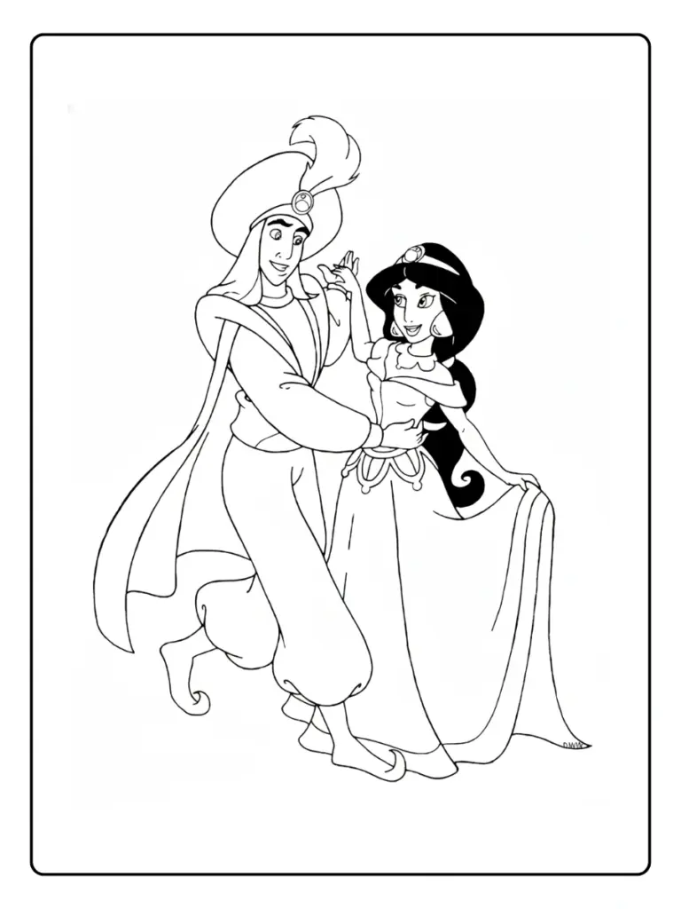 Coloriage Prince Et Princesse