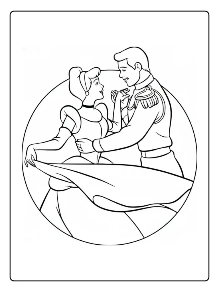 Coloriage Prince et Princesse (Dessins Gratuits à Imprimer)