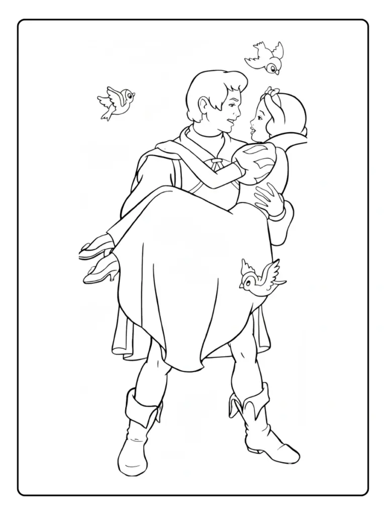 Coloriage Prince Et Princesse