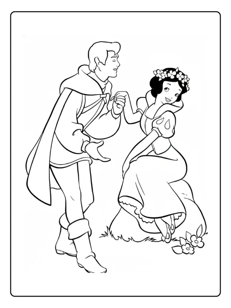 Coloriage Prince Et Princesse
