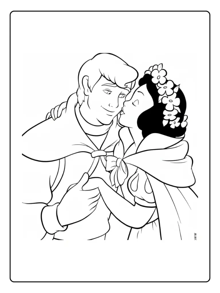 Coloriage Prince Et Princesse