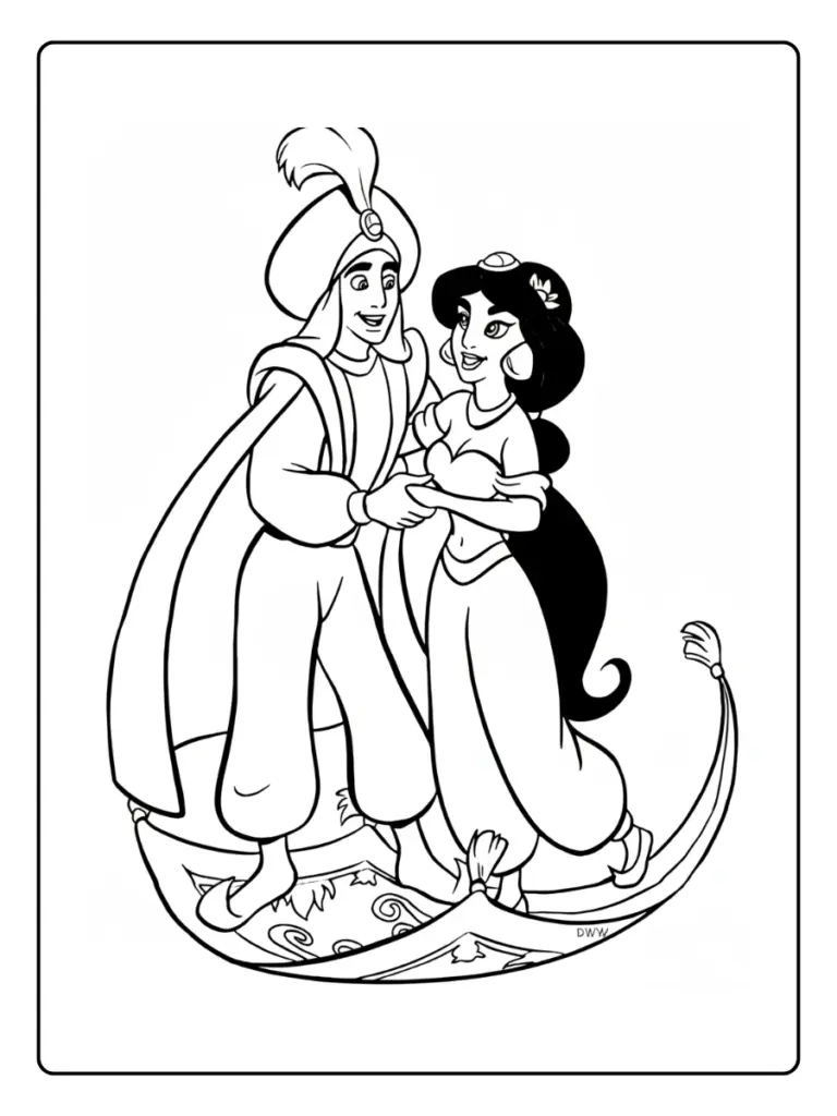 Coloriage Prince Et Princesse