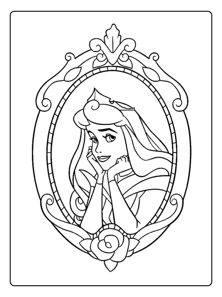 Coloriage Princesse Aurore (Dessins Gratuits à Imprimer)