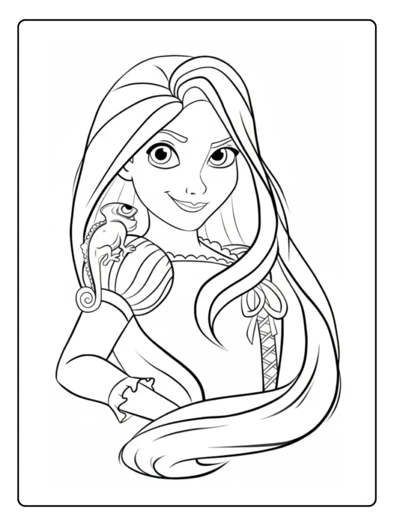 Coloriage Princesse Disney
