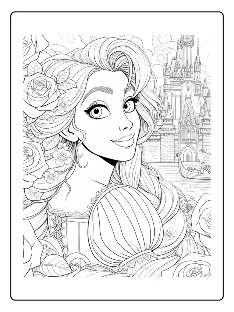 Coloriage Princesse Disney