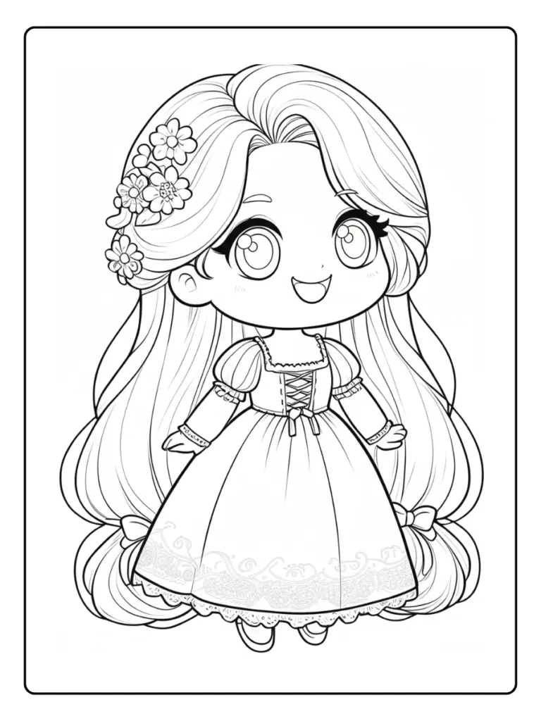 Coloriage Princesse Disney