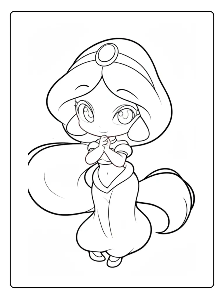 Coloriage Princesse Disney