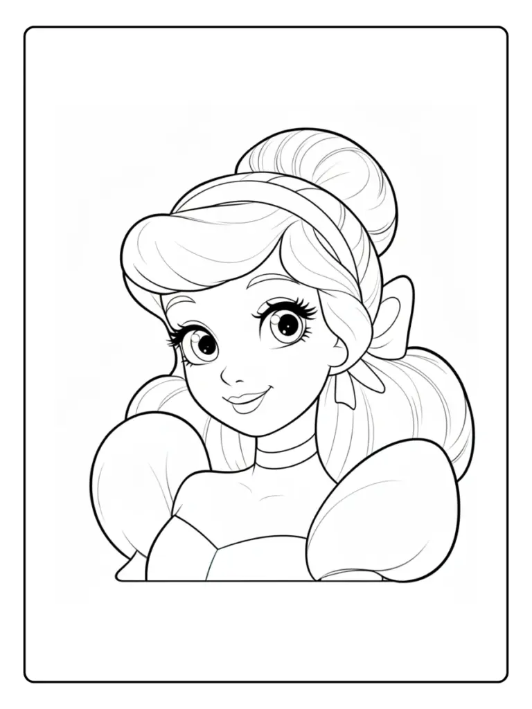 Coloriage Princesse Disney