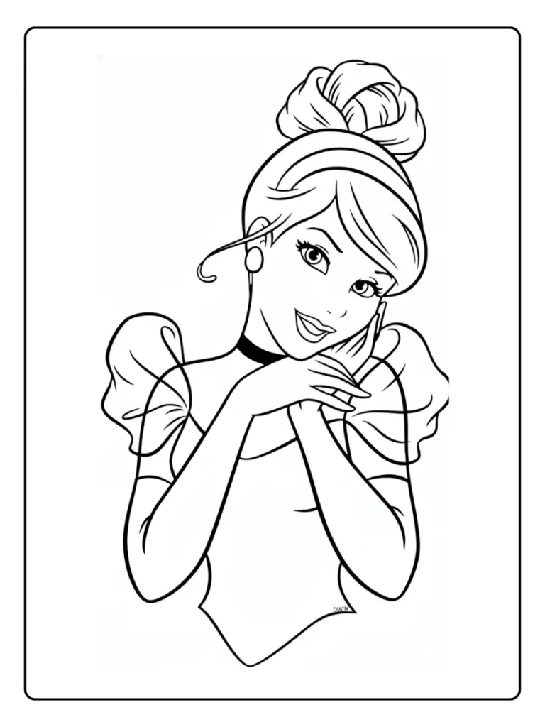 Coloriage Princesse Disney