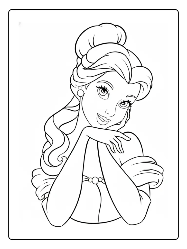 Coloriage Princesse Disney