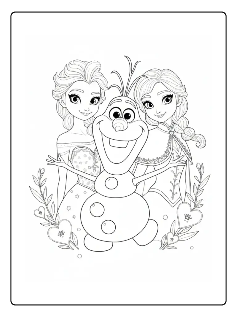Coloriage Princesse Elsa