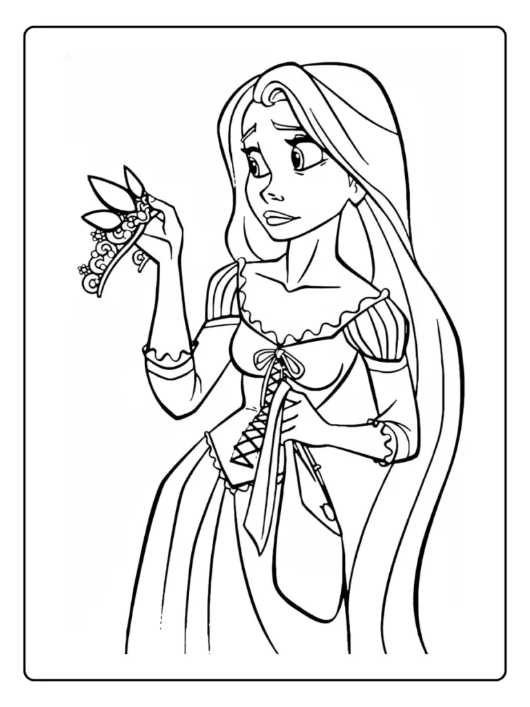 Coloriage Princesse Raiponce