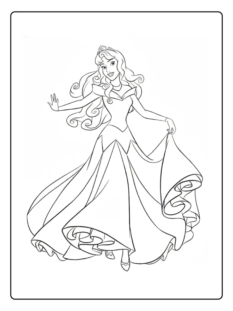 Coloriage Princesse Raiponce