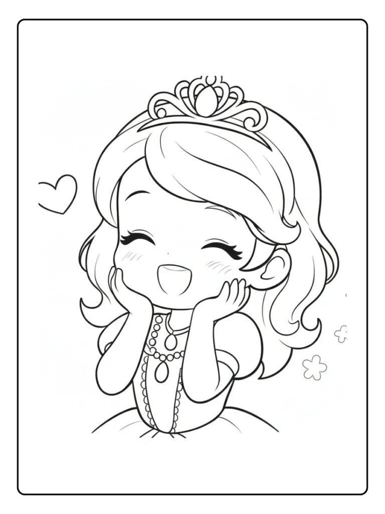 Coloriage Princesse Sofia