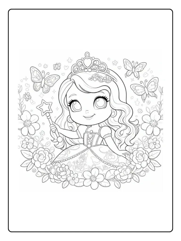 Coloriage Princesse Sofia
