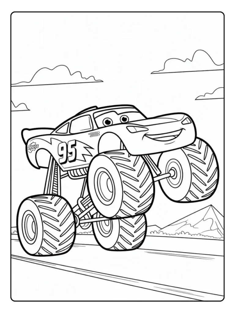 Coloriage Voiture De Course Sportive