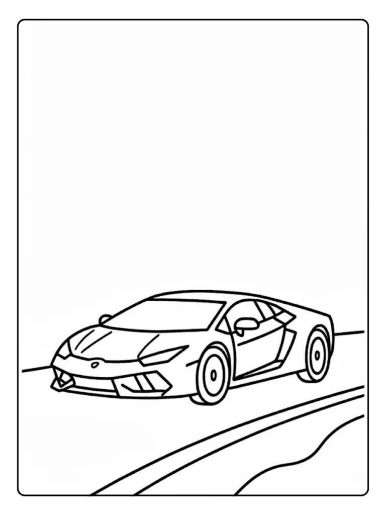 Coloriages Voiture De Course