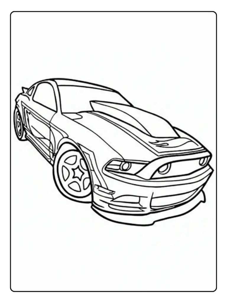 Coloriages Voiture Hot Wheels