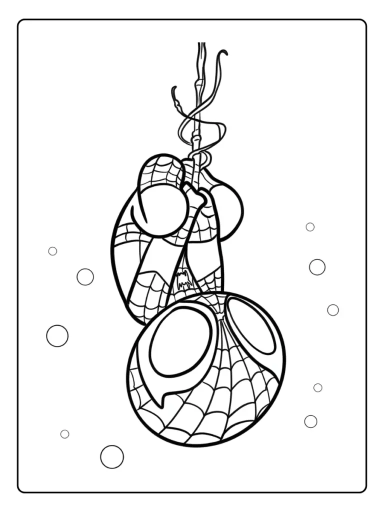 Kawaii Coloriage Spiderman