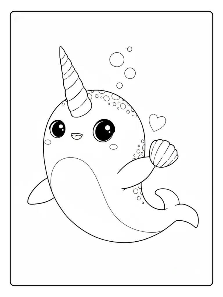Coloriage Baleine Licorne (10)