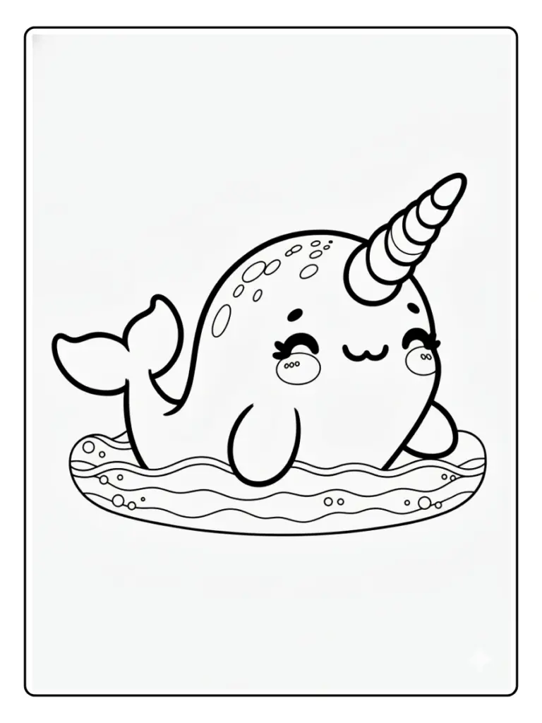 Coloriage Baleine Licorne (2)