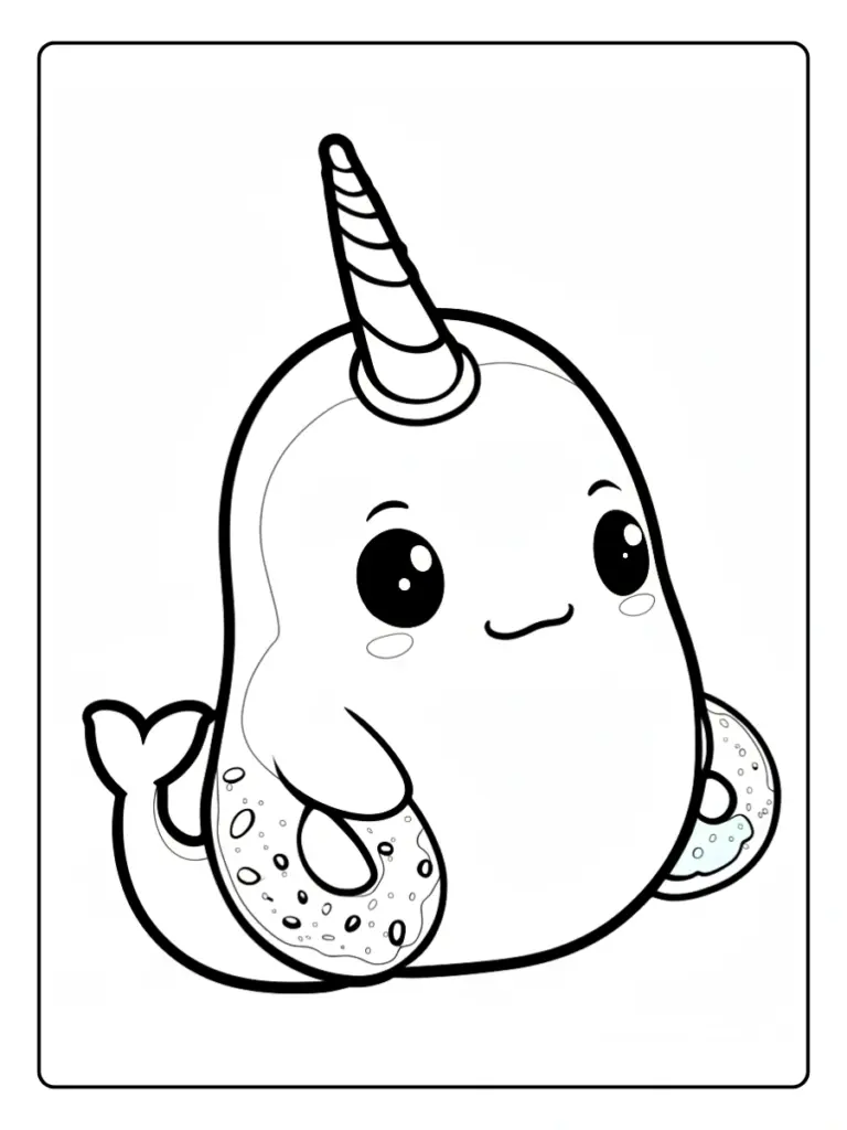 Coloriage Baleine Licorne (5)