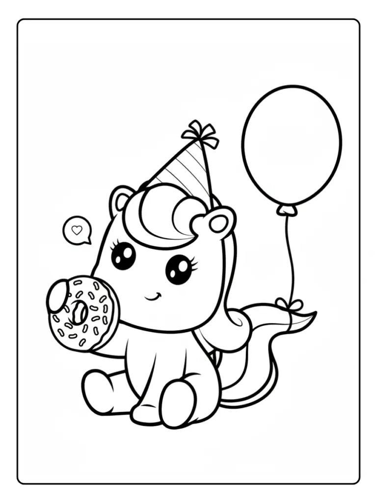 Coloriage Donuts Licorne (13)