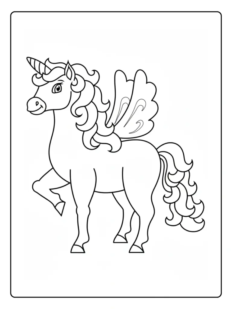 Coloriage Fée Licorne (12)