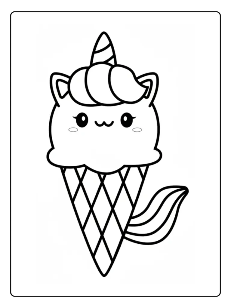 Coloriage Glace Licorne (4)