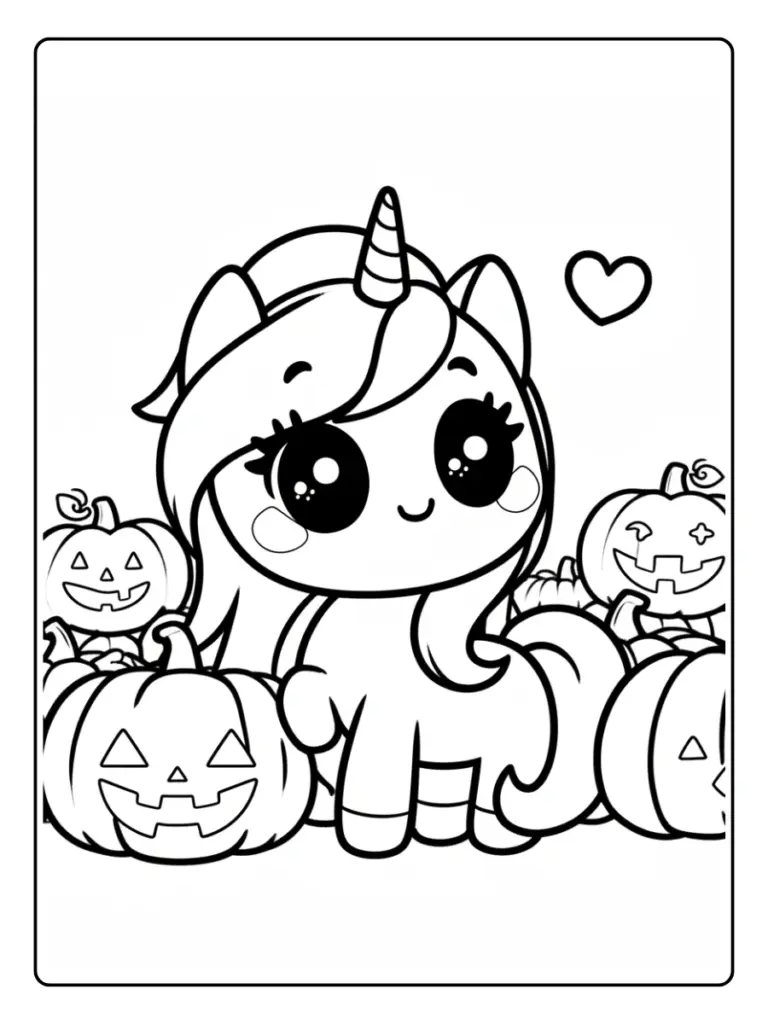 Coloriage Licorne Halloween (13)