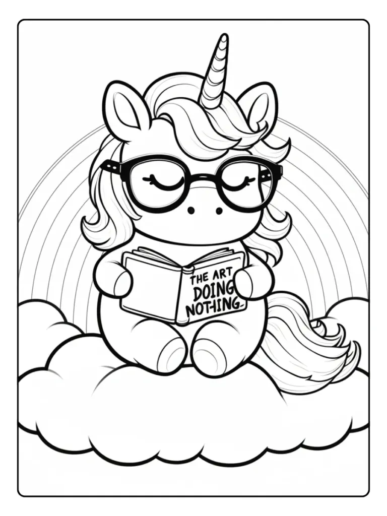 Coloriage Licorne Kawaii (10)