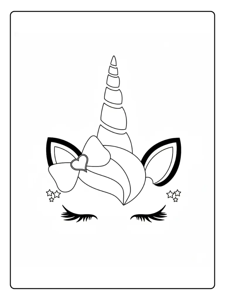 Coloriage Masque Licorne (14)