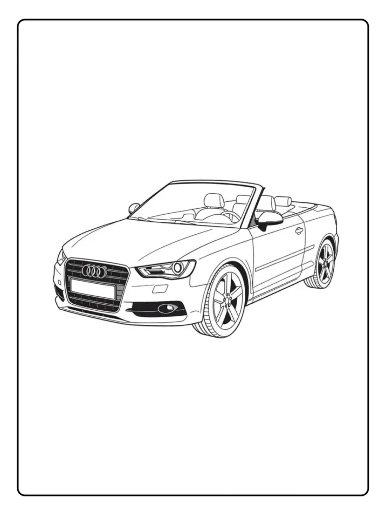 Coloriage Voiture Audi (13)