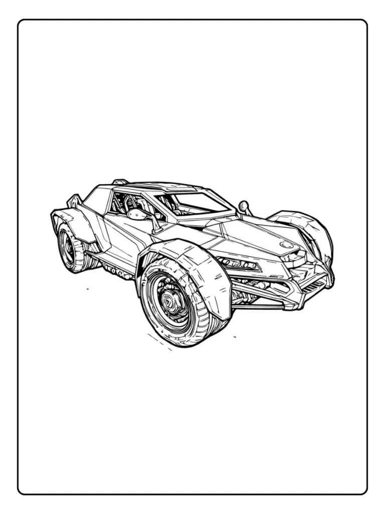 Coloriage Voiture Dakar (13)