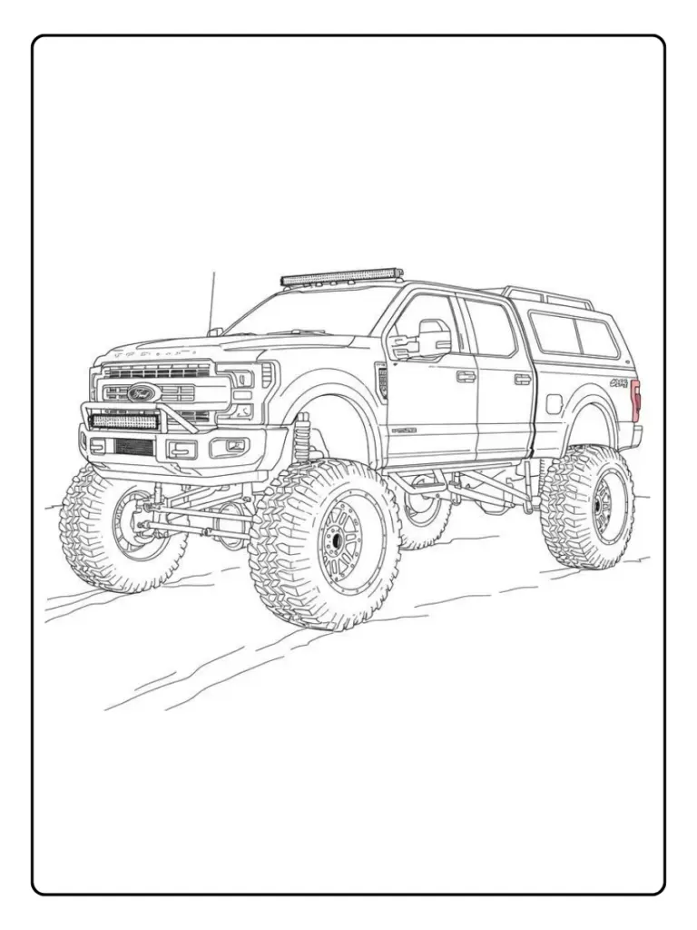 Coloriage Voiture Dakar (5)